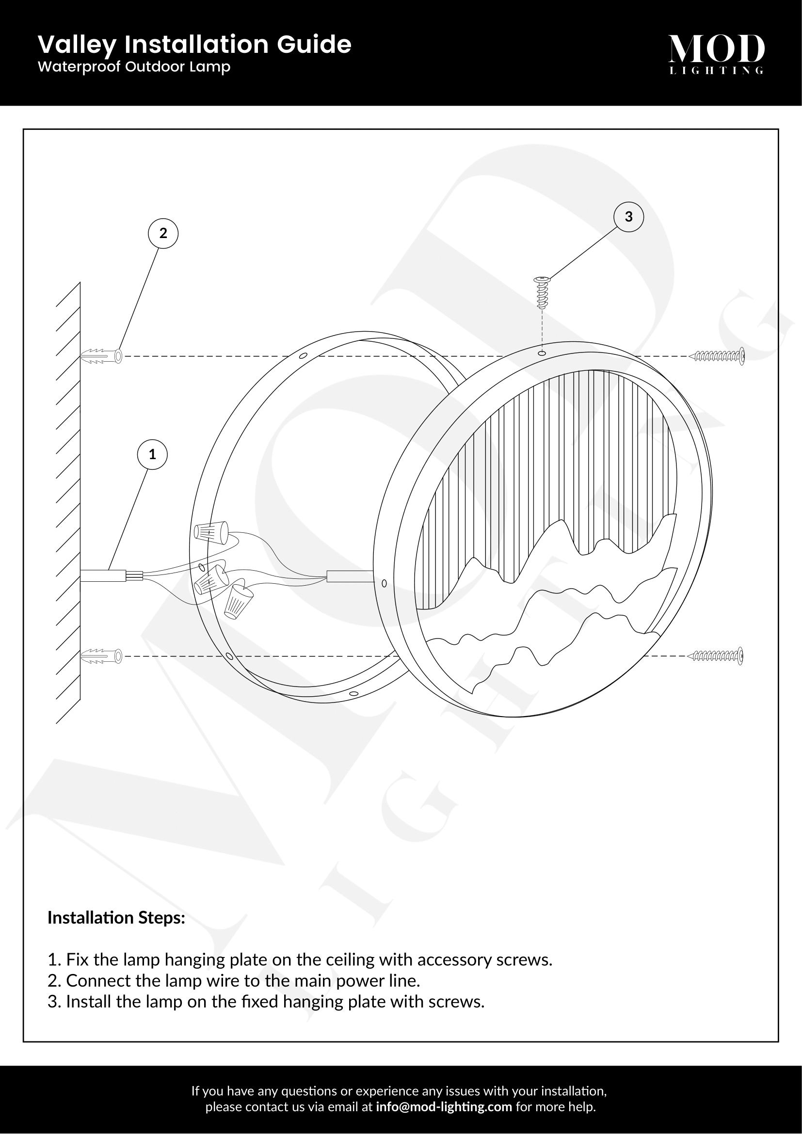Valley Installation Guide
